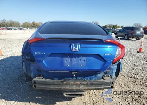 2020 Honda Civic Sport из США, поврежденный, VIN 2HGFC2F81LH518968